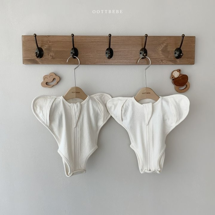 Oottbebe 包巾包屁衣 (有機棉) 오뜨베베 오가닉싸개슈트-細節圖2