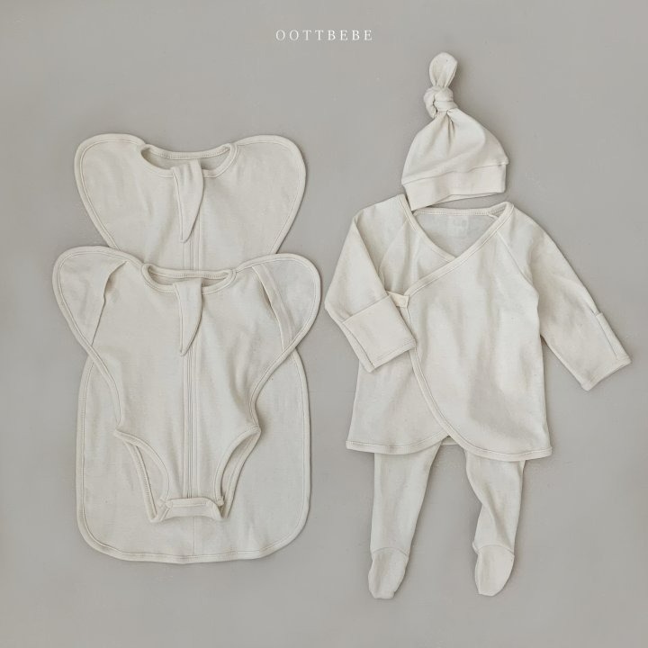 Oottbebe 包巾包屁衣 (有機棉) 오뜨베베 오가닉싸개슈트-細節圖9