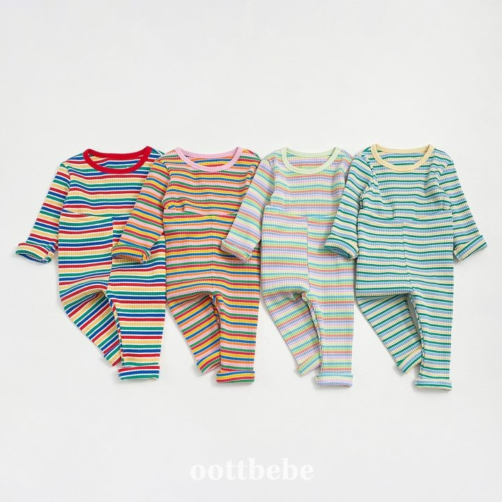 Oottbebe 上下 套裝 오뜨베베 팔레트실내복-細節圖6