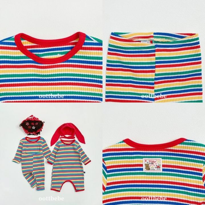 Oottbebe 上下 套裝 오뜨베베 팔레트실내복-細節圖8