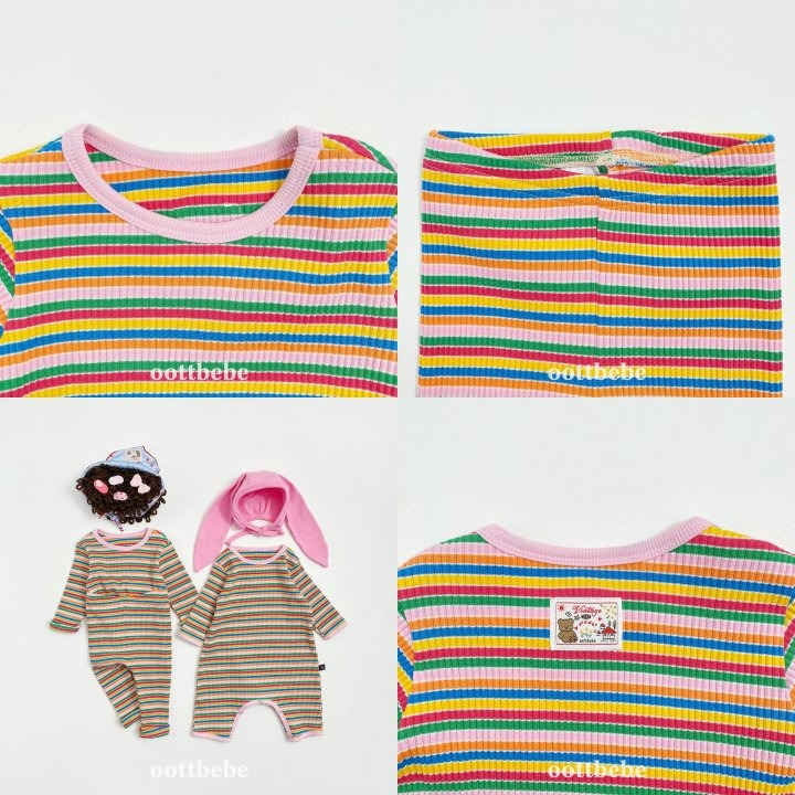 Oottbebe 上下 套裝 오뜨베베 팔레트실내복-細節圖9