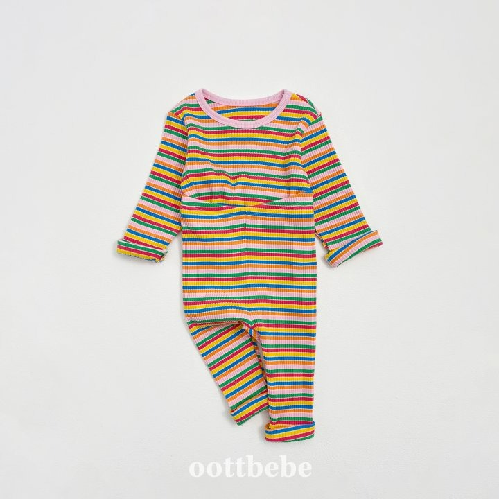 Oottbebe 上下 套裝 오뜨베베 팔레트실내복-規格圖11