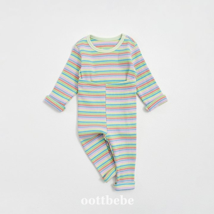 Oottbebe 上下 套裝 오뜨베베 팔레트실내복-規格圖11