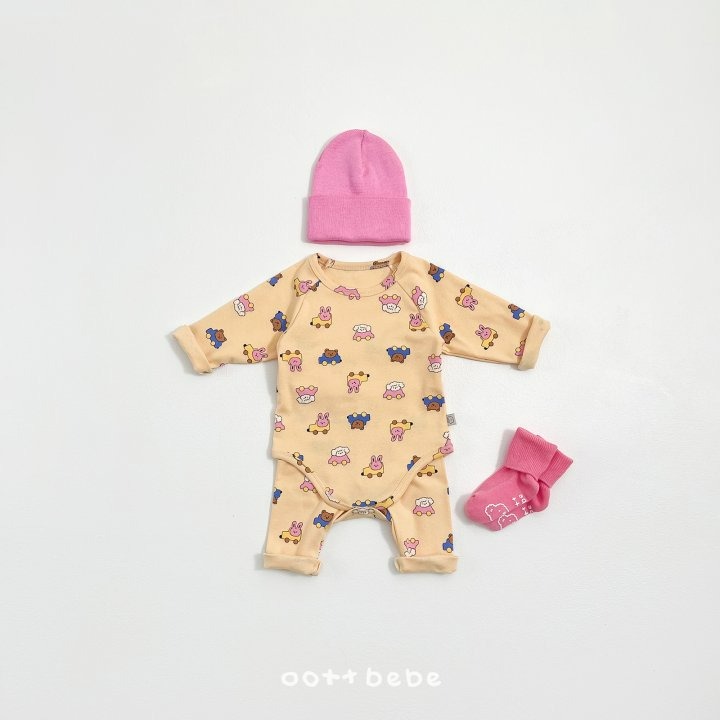 Oottbebe 套裝 包屁衣+內搭褲 오뜨베베 나들이슈트-細節圖4