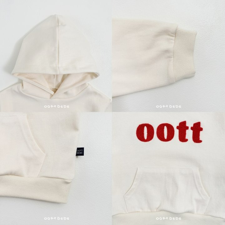 Oottbebe 上衣 오뜨베베 댄디부클후드맨투맨(키즈)-細節圖7