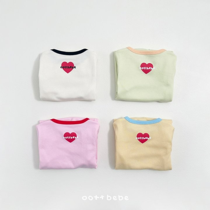 Oottbebe 套裝 包屁衣+帽子 오뜨베베 모달하트전신슈트+토끼보넷세트-細節圖11