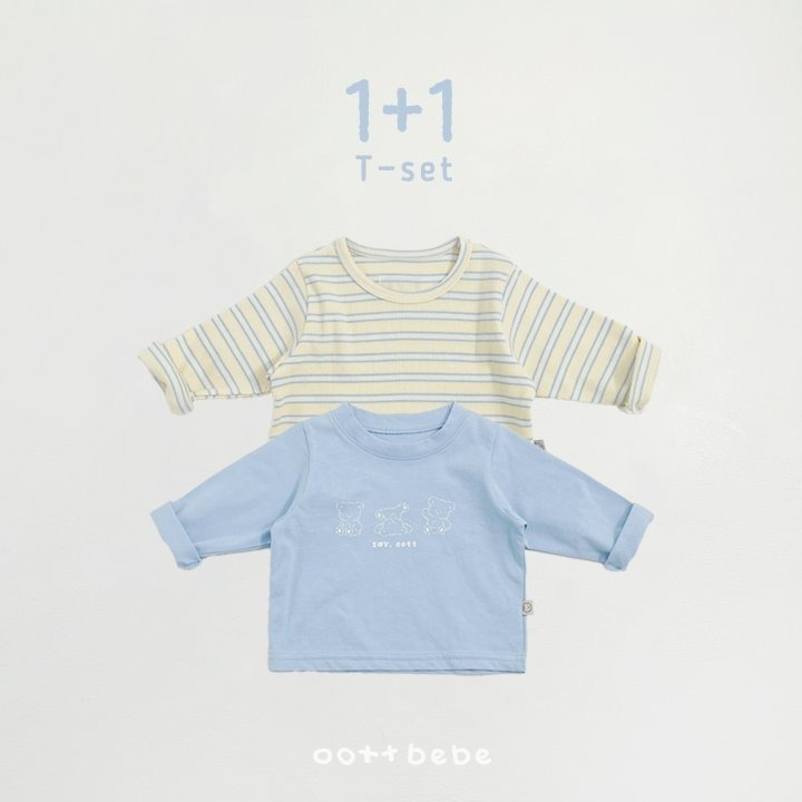 Oottbebe 上衣1+1 (BABY) 오뜨베베 세이오뜨1+1티셔츠(베베)-細節圖2