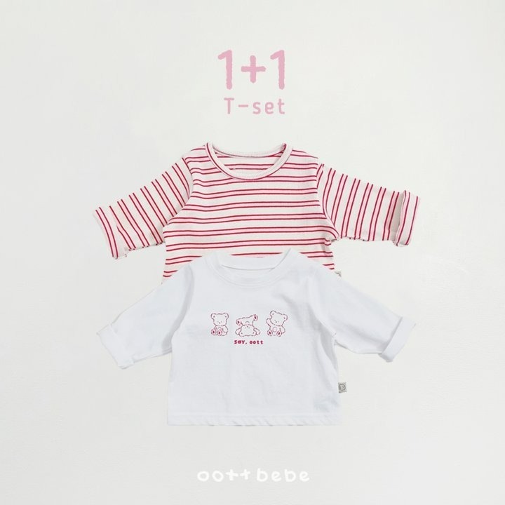Oottbebe 上衣1+1 (BABY) 오뜨베베 세이오뜨1+1티셔츠(베베)-細節圖4