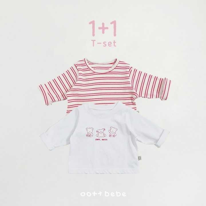 Oottbebe 上衣1+1(Kids) 오뜨베베 세이오뜨1+1티셔츠(키즈)-規格圖7