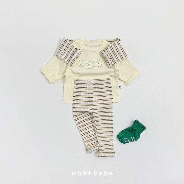 Oottbebe 內搭褲 오뜨베베 세이오뜨멜빵레깅스(키즈)-細節圖7