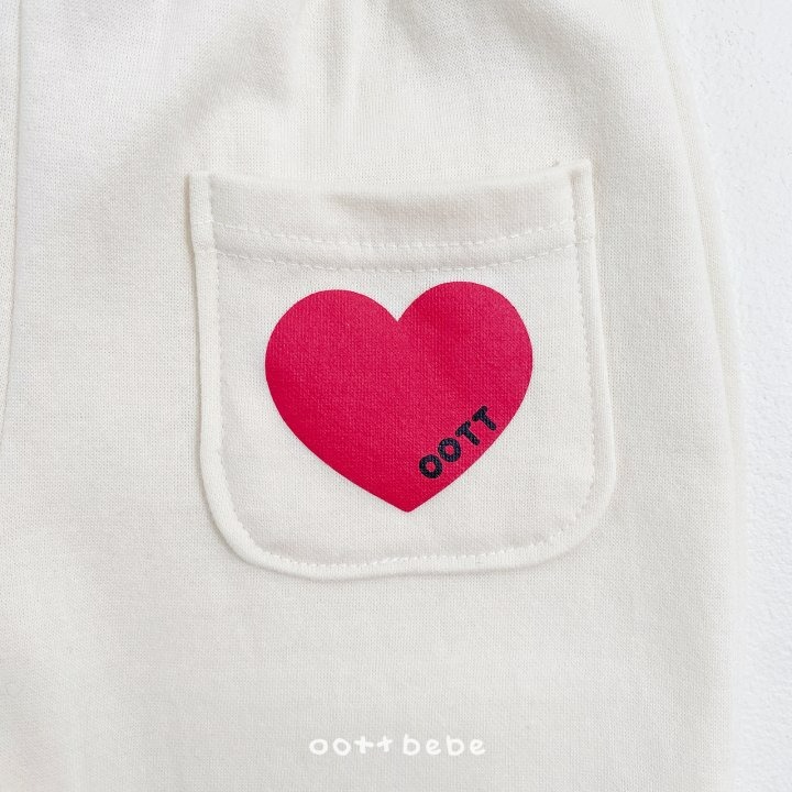 Oottbebe 褲子 오뜨베베 하트포켓팬츠-細節圖7