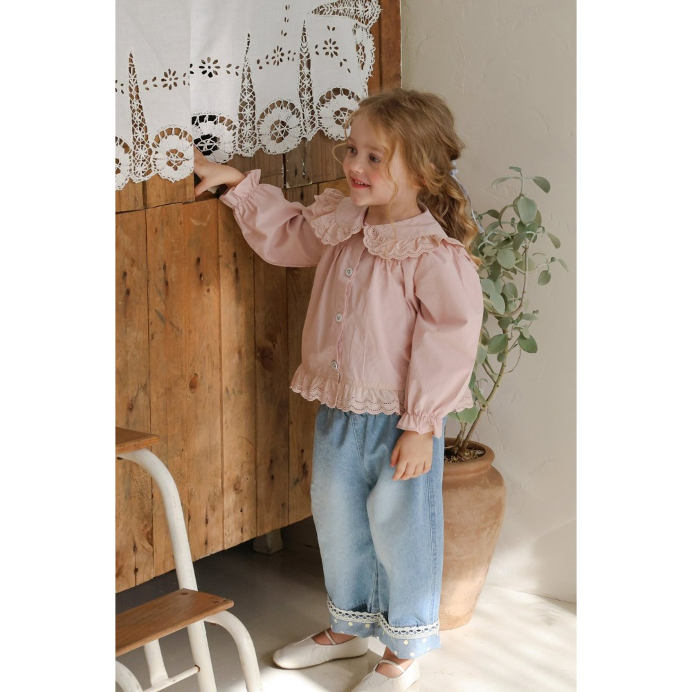 Flo 褲子 플로 르망데님팬츠-細節圖4