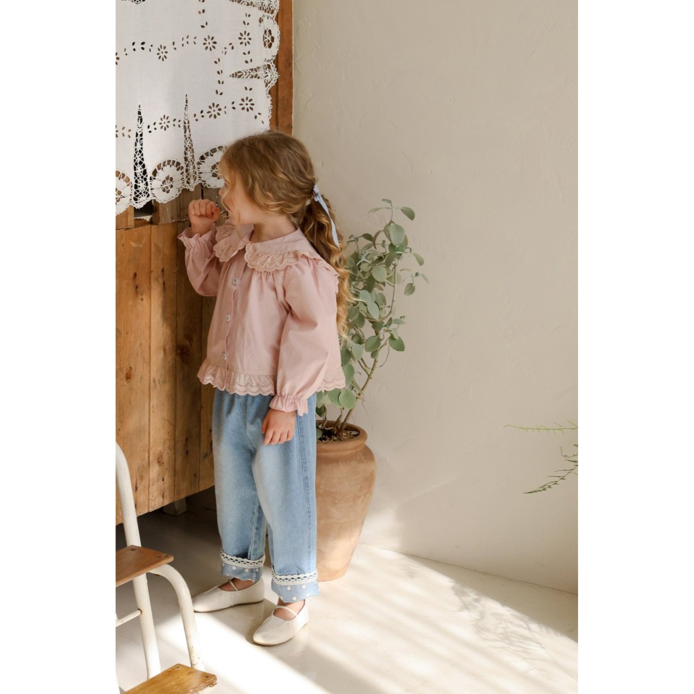 Flo 褲子 플로 르망데님팬츠-細節圖6