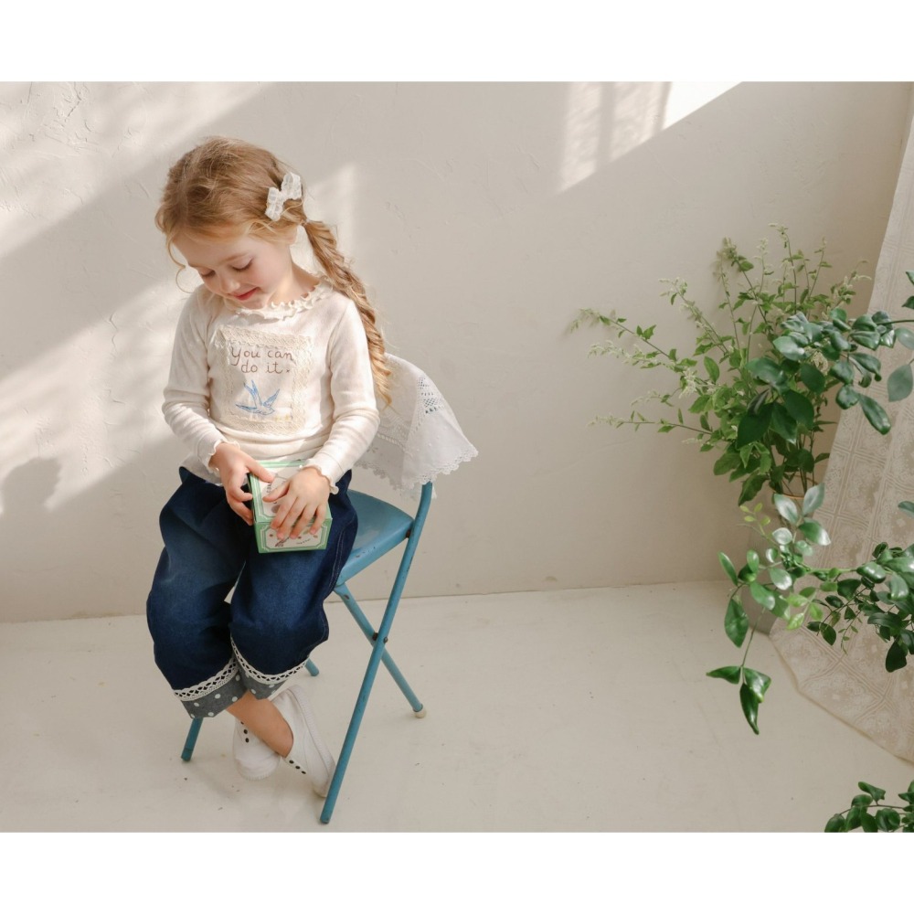 Flo 褲子 플로 르망데님팬츠-細節圖8