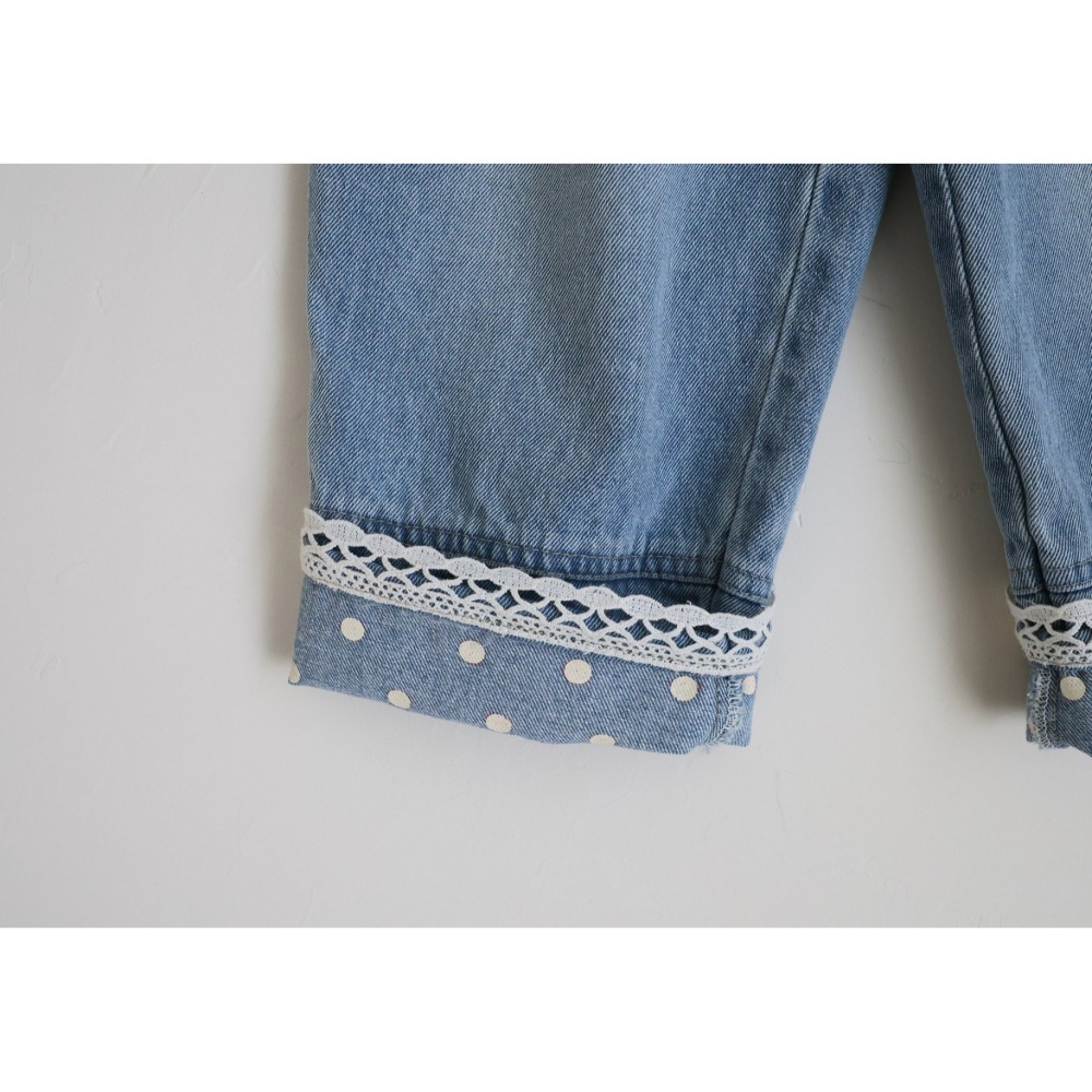 Flo 褲子 플로 르망데님팬츠-細節圖11