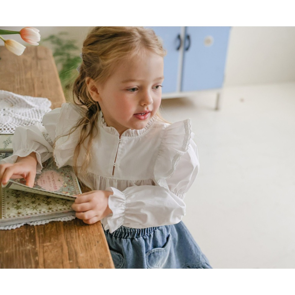 Flo 上衣 플로 사라블라우스-細節圖4