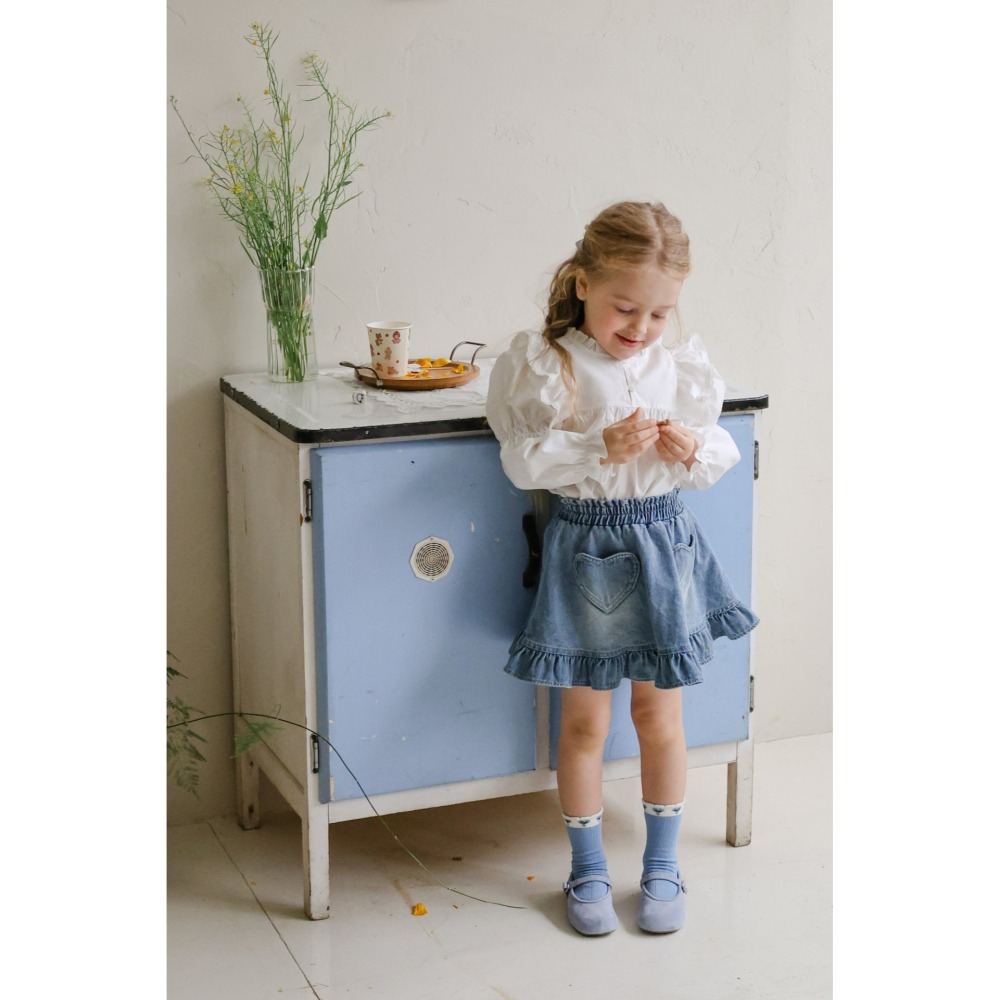 Flo 裙子 플로 조아데님스커트-細節圖3