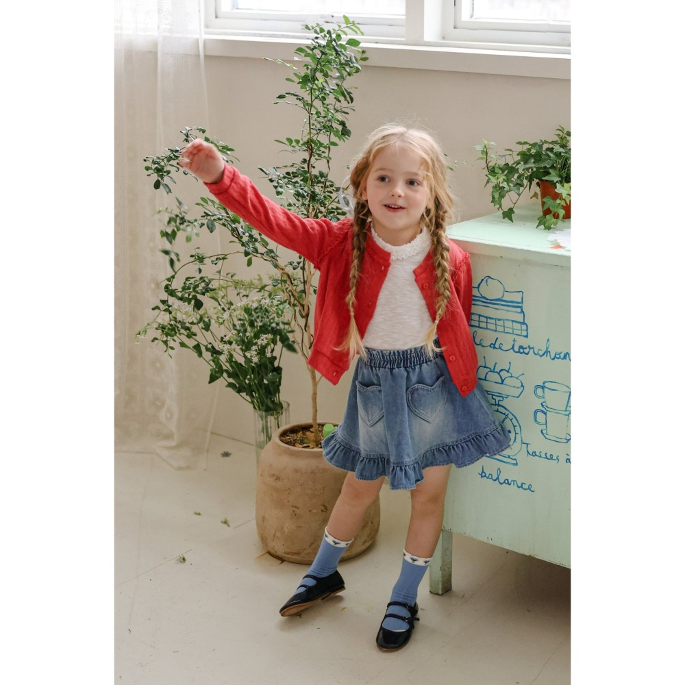 Flo 裙子 플로 조아데님스커트-細節圖10