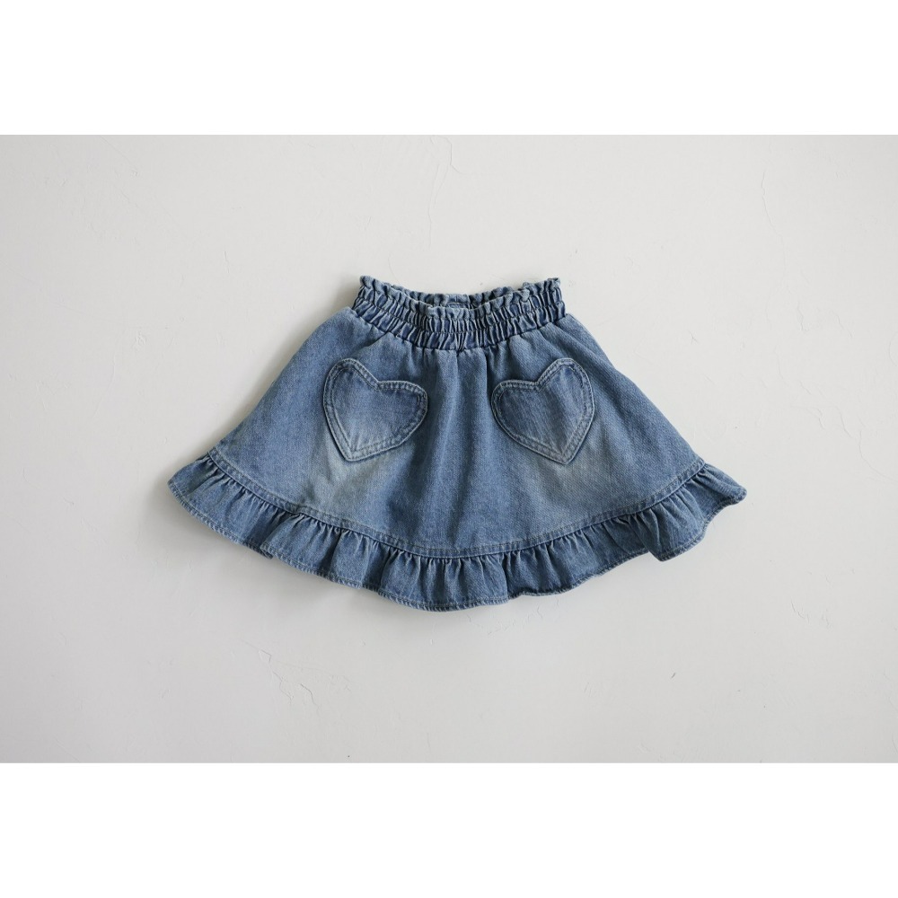 Flo 裙子 플로 조아데님스커트-規格圖11