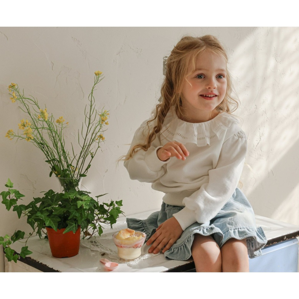 Flo 上衣 플로 러플맨투맨-細節圖3