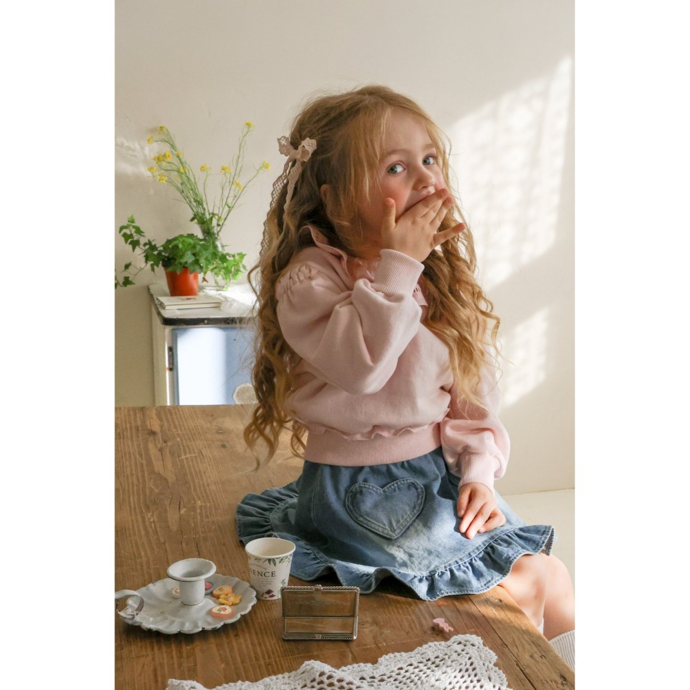 Flo 上衣 플로 러플맨투맨-細節圖4