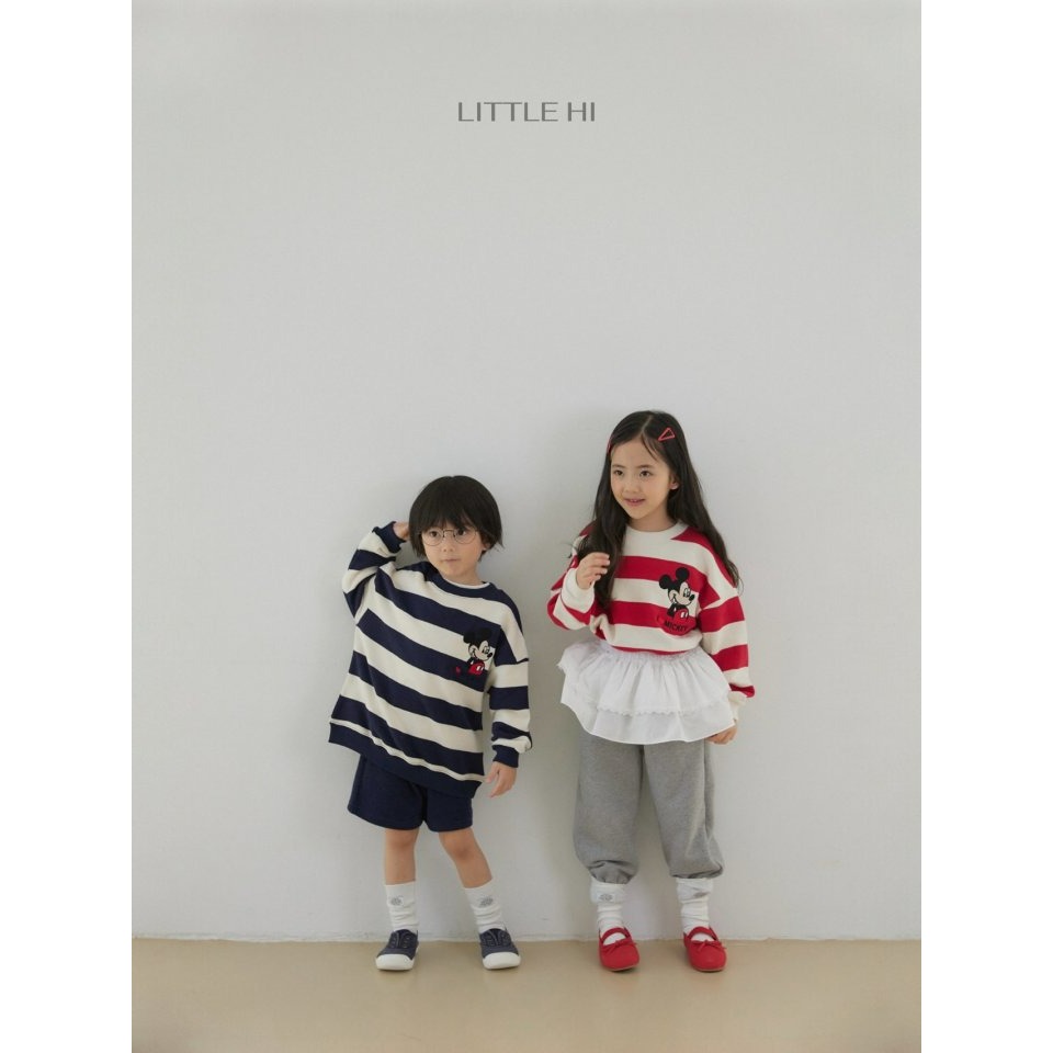 LITTLE HI 上衣 리틀하이 단가라자수미키맨투맨-細節圖2