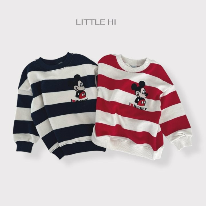 LITTLE HI 上衣 리틀하이 단가라자수미키맨투맨-細節圖6