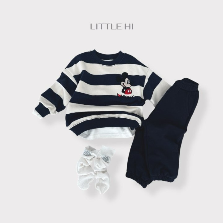 LITTLE HI 上衣 리틀하이 단가라자수미키맨투맨-細節圖9