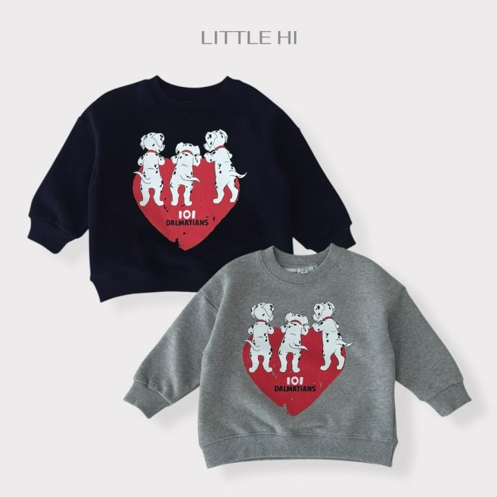 LITTLE HI 上衣 리틀하이 달마시안맨투맨-細節圖7
