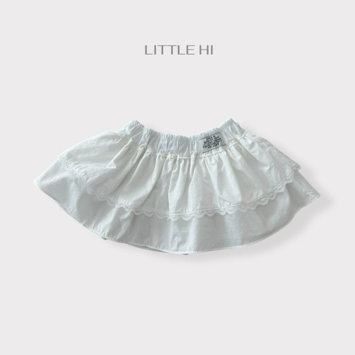 LITTLE HI 圍裙 리틀하이 레이스투티어에이프런-細節圖5