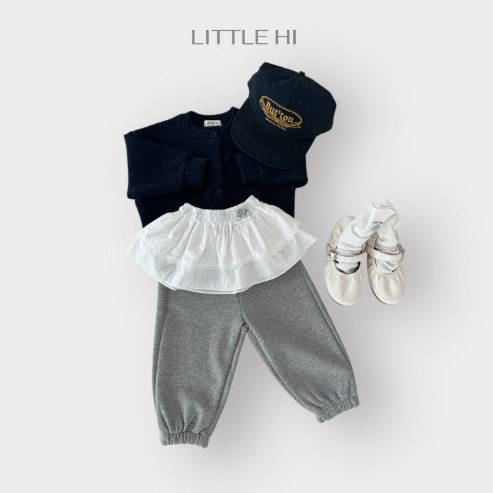 LITTLE HI 圍裙 리틀하이 레이스투티어에이프런-細節圖6