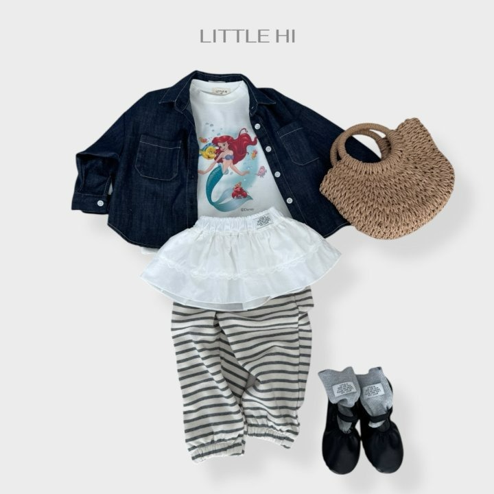 LITTLE HI 圍裙 리틀하이 레이스투티어에이프런-細節圖7