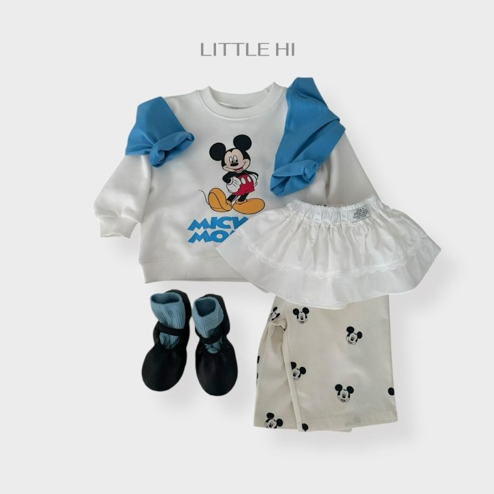 LITTLE HI 圍裙 리틀하이 레이스투티어에이프런-細節圖10