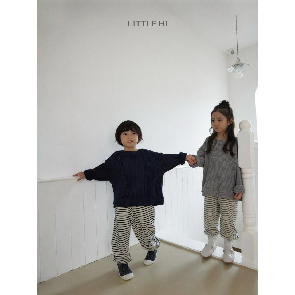 LITTLE HI 上衣 리틀하이 빅와플맨투맨-細節圖3