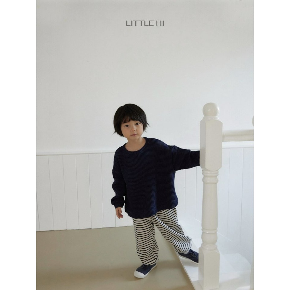 LITTLE HI 上衣 리틀하이 빅와플맨투맨-細節圖4