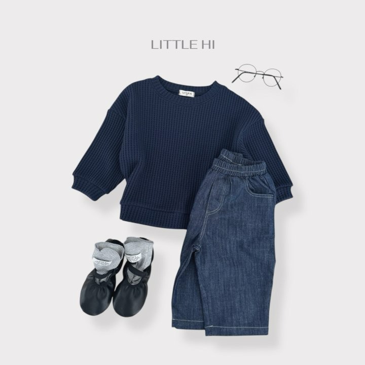 LITTLE HI 褲子 리틀하이 슬랍데님팬츠-細節圖7