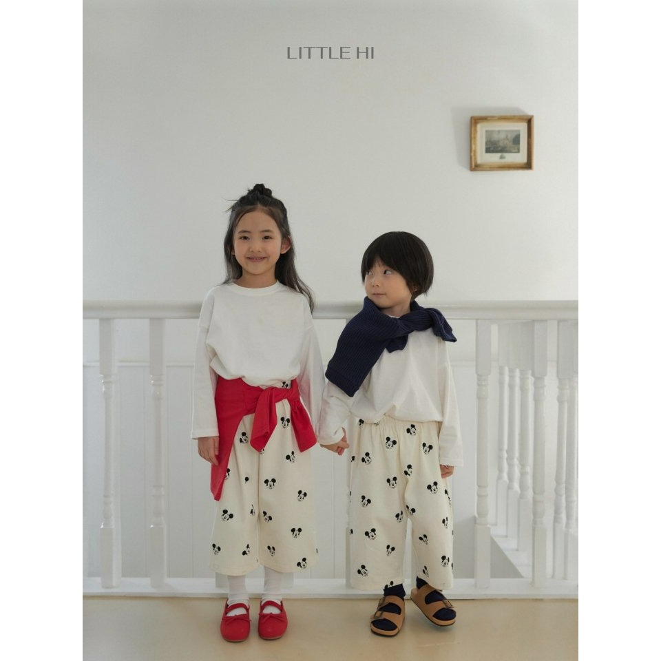 LITTLE HI 褲子 리틀하이 올오버미키팬츠-細節圖3