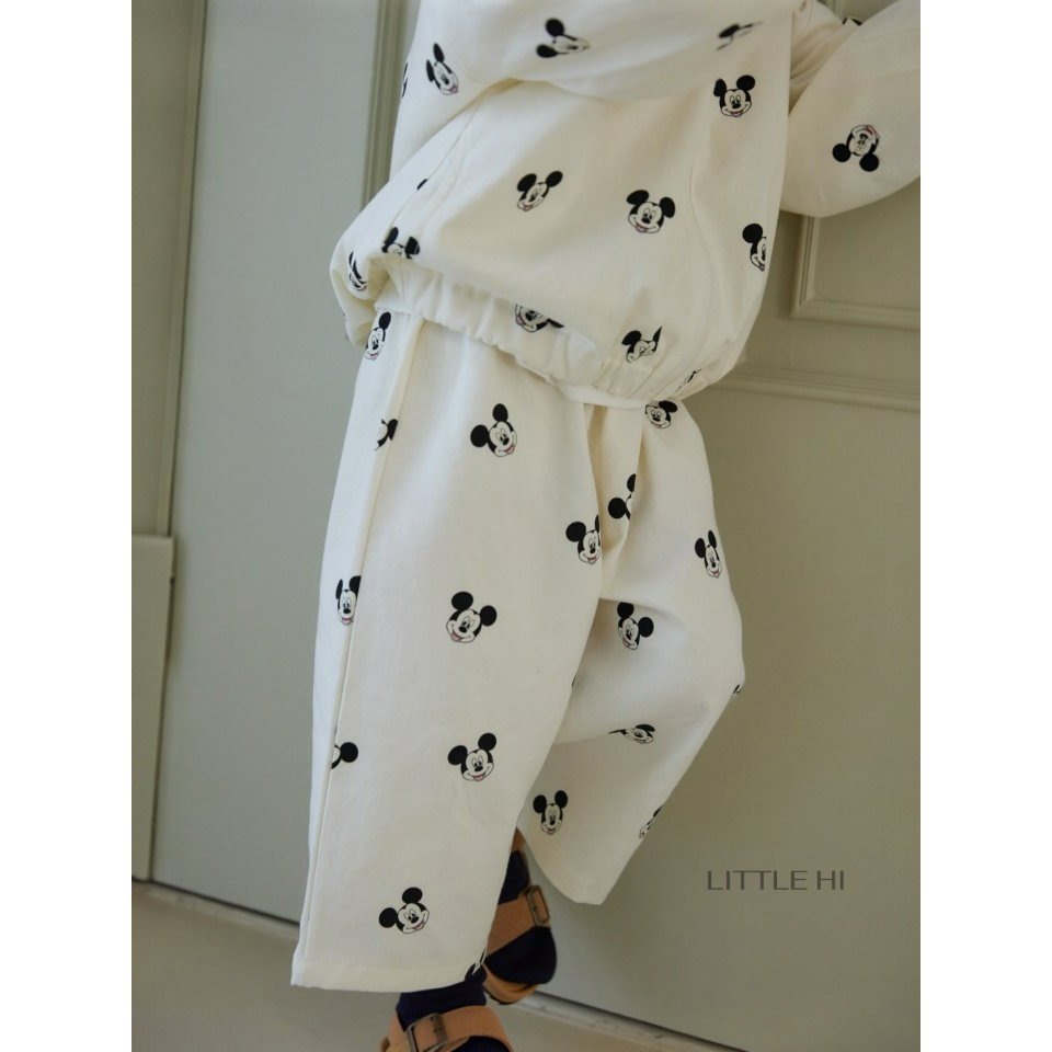 LITTLE HI 褲子 리틀하이 올오버미키팬츠-細節圖6