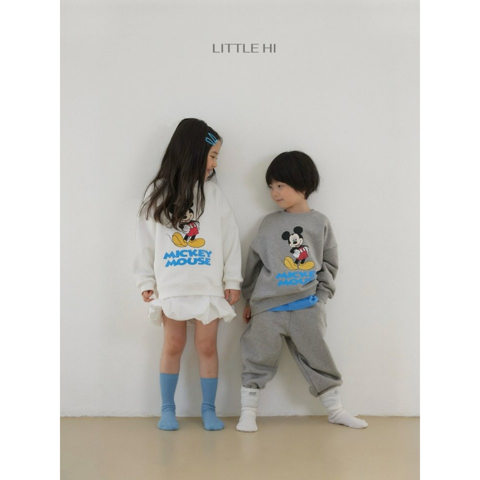 LITTLE HI 上衣 리틀하이 클래식미키맨투맨-細節圖2