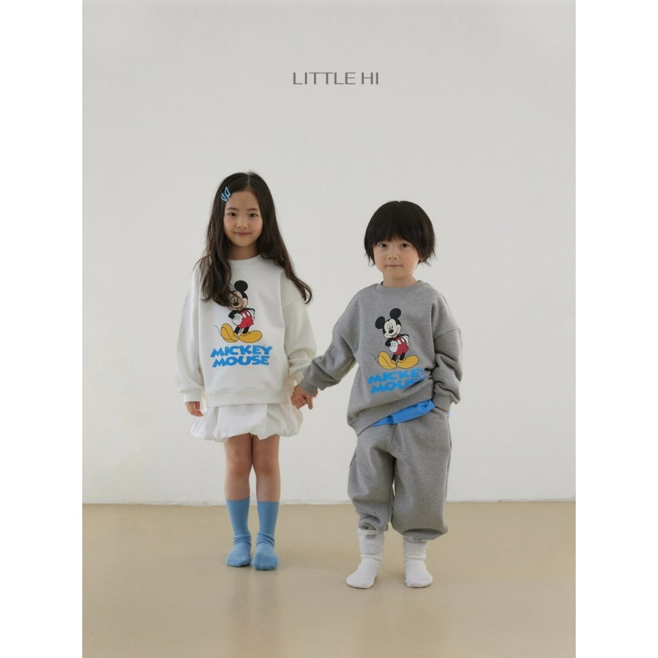 LITTLE HI 上衣 리틀하이 클래식미키맨투맨-細節圖5
