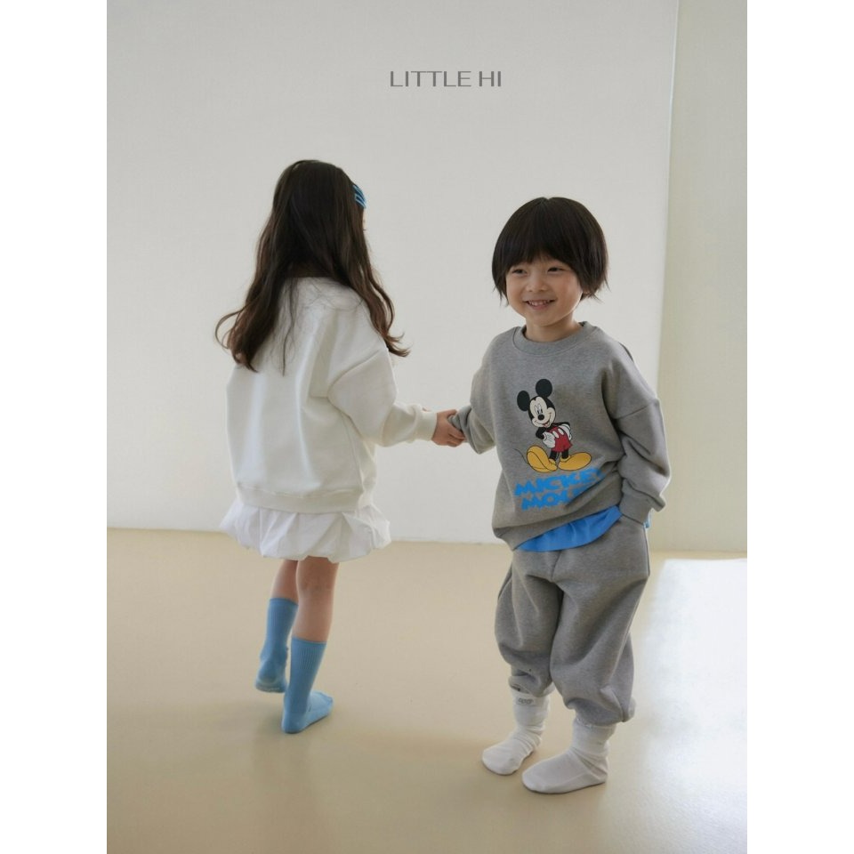 LITTLE HI 上衣 리틀하이 클래식미키맨투맨-細節圖6