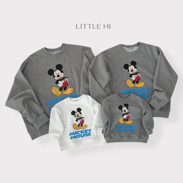 LITTLE HI 上衣 리틀하이 클래식미키맨투맨-細節圖8