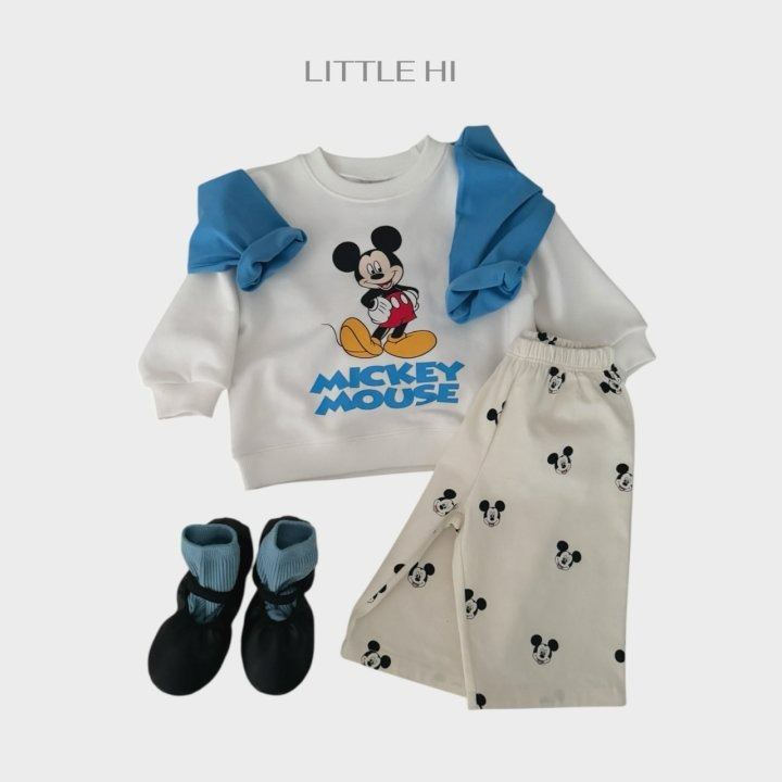 LITTLE HI 上衣 리틀하이 클래식미키맨투맨-細節圖11