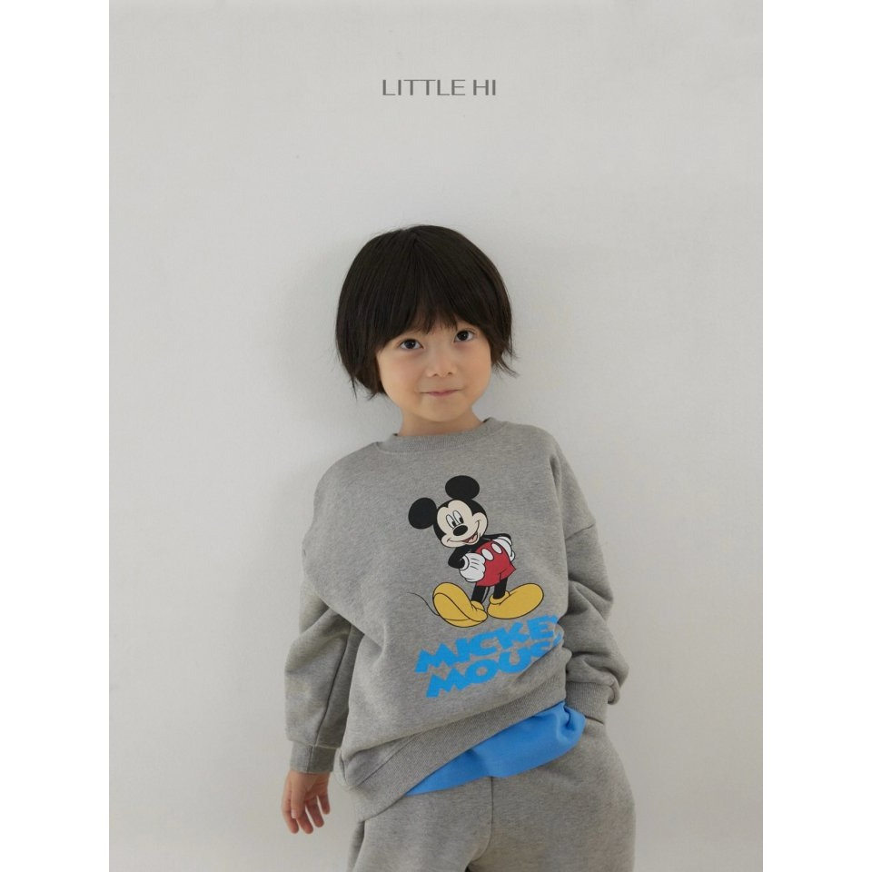 LITTLE HI 上衣 親子裝 리틀하이 클래식미키맨투맨성인-細節圖8