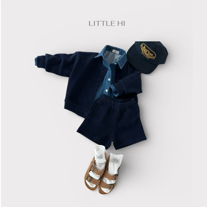 LITTLE HI 褲子 리틀하이 텍스처반바지-細節圖8