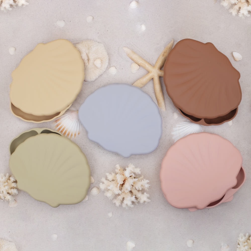 韓國製 扇貝吸盤餐盤(含蓋) 副食品-細節圖7