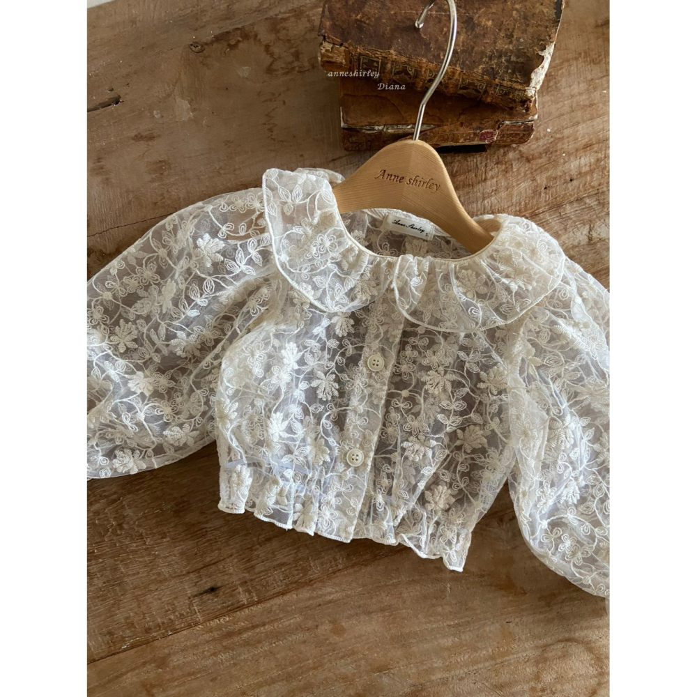 Anneshirley 앤셜리 開襟衫 레이스카라자켓가디건-細節圖2