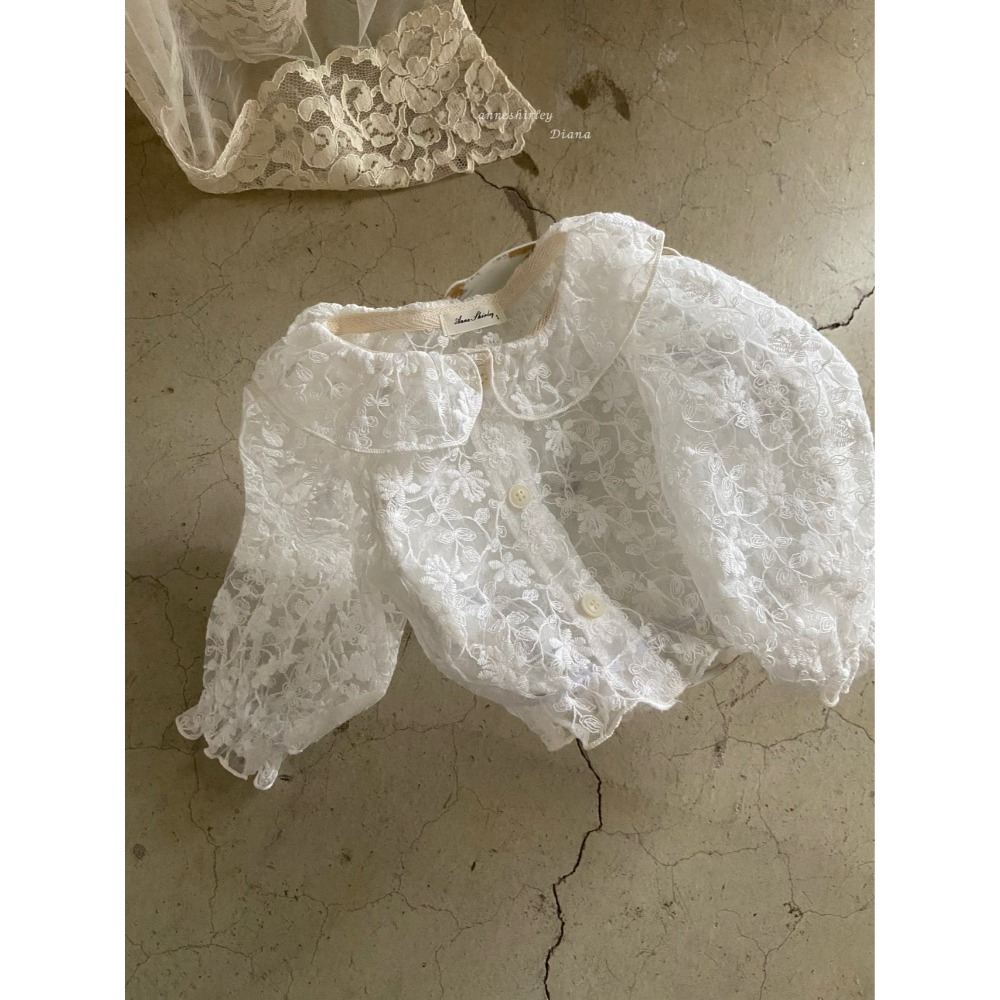 Anneshirley 앤셜리 開襟衫 레이스카라자켓가디건-規格圖9