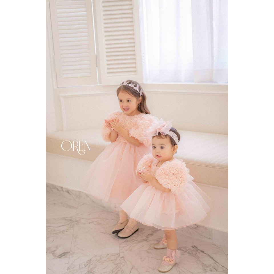 Oren 包屁衣裙 오렌 블러썸로즈슈트-細節圖2