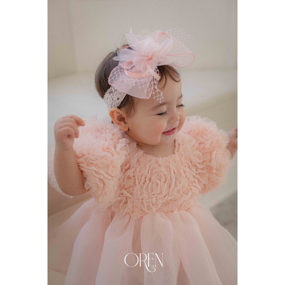 Oren 包屁衣裙 오렌 블러썸로즈슈트-規格圖8